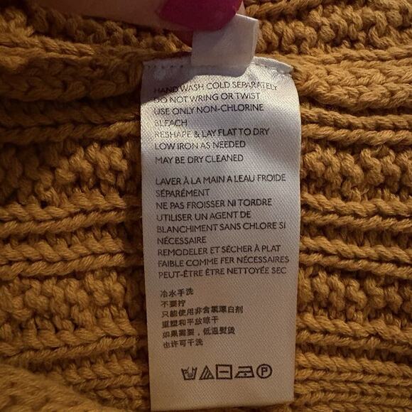 Anthropologie Pilcro Cable‎ Knit V-Neck Sweater Womens Size Small (1065) - Picture 4 of 6